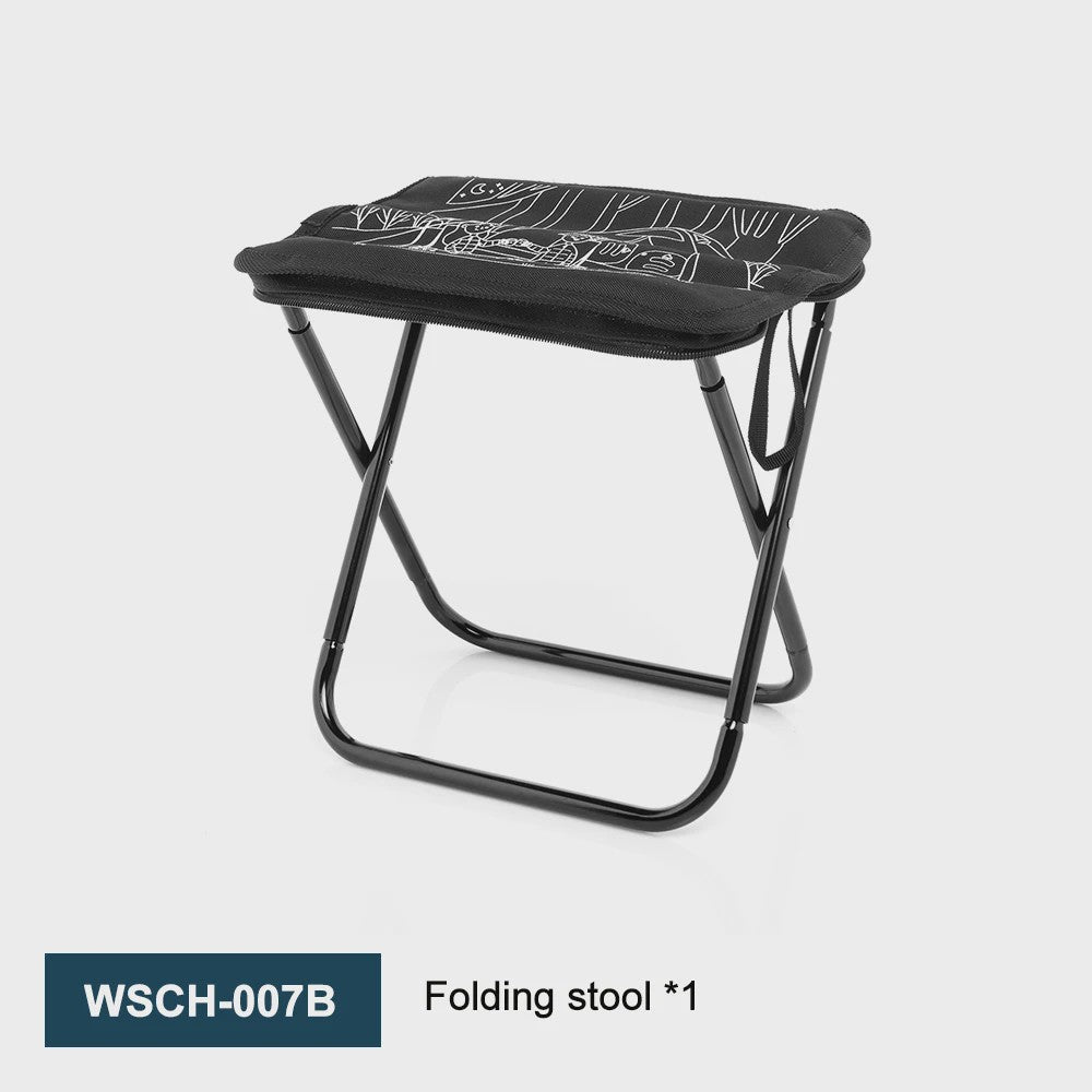 Lichtgewicht Opvouwbare Camping Stoel - 900D Oxford & RVS - 100kg Draagvermogen