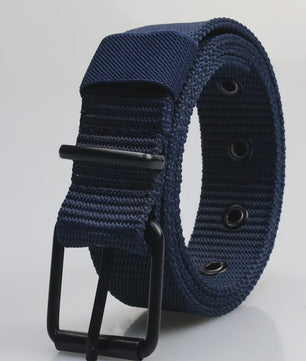 Canvas Riem Heren - Veelzijdige Pin Buckle Riem voor Studenten, Militaire Stijl & Denim