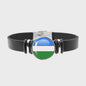 Leren Armband met Vlag van [Land] - Stijlvolle Bangle voor Dames en Heren
