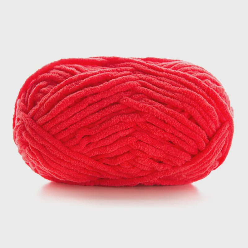 Zacht Chenille Garen 50g - Dik Velvet Garen voor Handwerken & DIY Baby Projecten