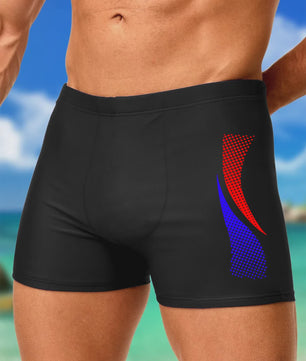 Heren Zwembroek Boxershorts met Snelle Droogtijd en Modieuze Print