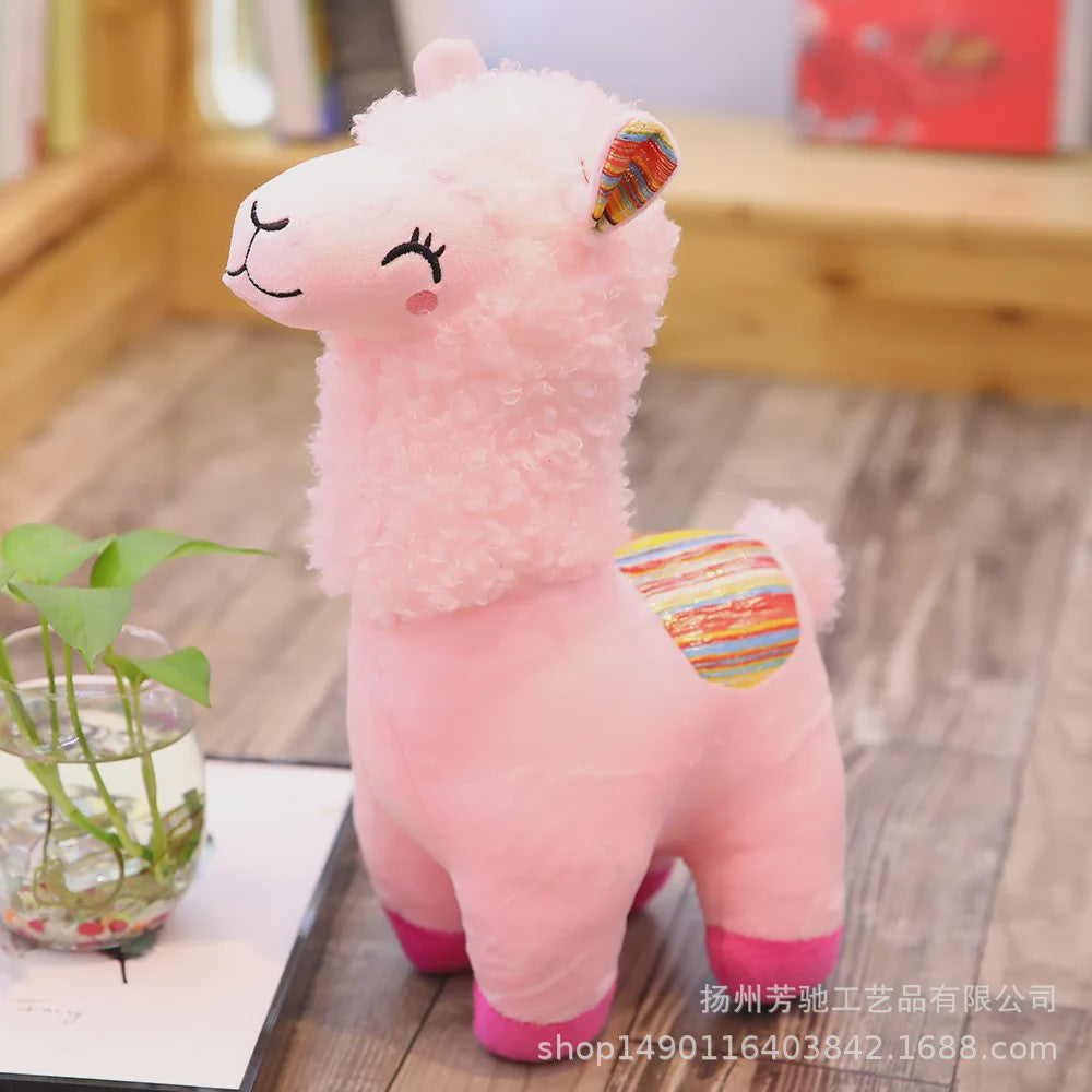 Schattige Alpaca Lama Pluche Knuffel - 25cm Zacht Speelgoed voor Kinderen en Decoratie