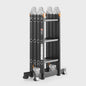 Multifunctionele Vouwladder 7-in-1 - Verstelbaar & Telescopisch voor Huis en Tuin
