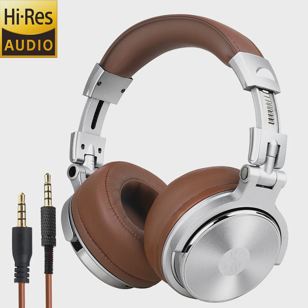 OneOdio Studio DJ Koptelefoon - Over-Ear, Hi-Res Audio, Ingebouwde Microfoon, 3.5mm/6.35mm