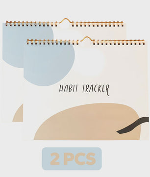 Motiverende Habit Tracker Kalender & Journal - 12 Maanden OngeДата, Plan Je Doelen