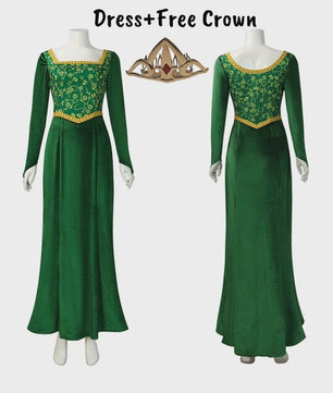 Prinses Fiona Jurk - Shrek Cosplay Kostuum voor Dames | Halloween & Feest