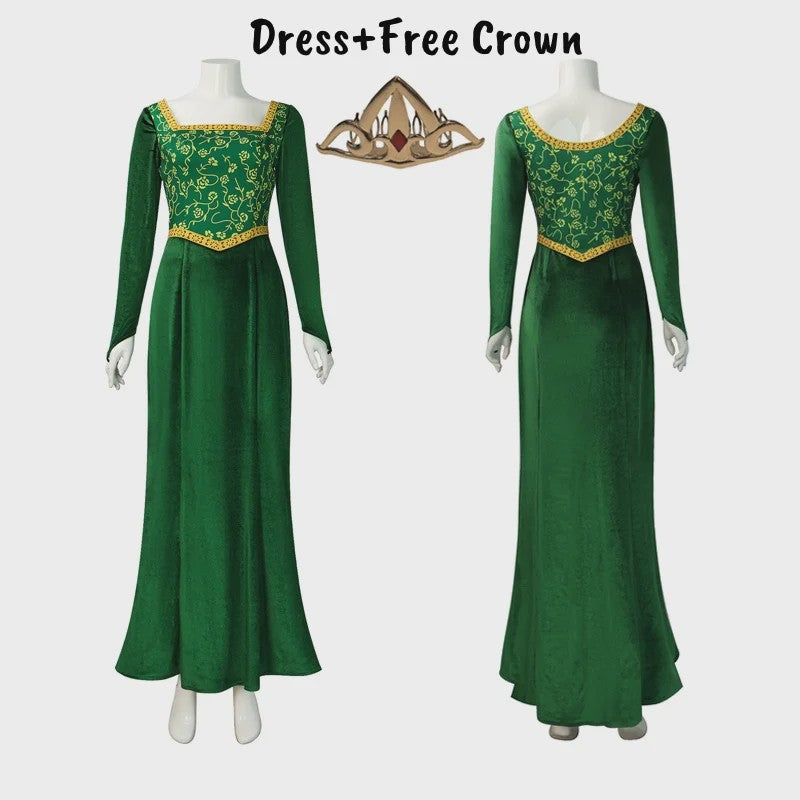 Prinses Fiona Jurk - Shrek Cosplay Kostuum voor Dames | Halloween & Feest