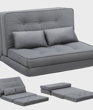 3-in-1 Slaapbank met Verstelbare Rugleuning - Compact en Comfortabel