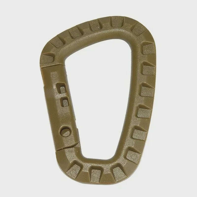 Tactische Karabijnhaak Clips D-Ring Gespen - Set van 1-10 Stuks voor Outdoor & Backpacking