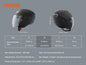 SucceBuy 3/4 Motorhelm - ABS & Hoge Dichtheid met Verwisselbaar Vizier