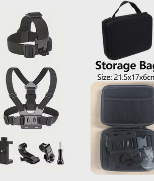 Verstelbare Borstband Mount Harness voor GoPro & Actiecamera's