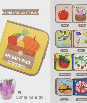 Montessori Busy Book voor Peuters - Interactief Leerboek voor Baby's en Kinderen - Educatief Reisspelletje