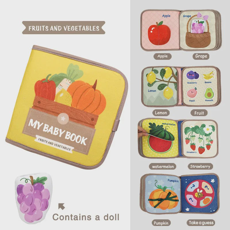 Montessori Busy Book voor Peuters - Interactief Leerboek voor Baby's en Kinderen - Educatief Reisspelletje