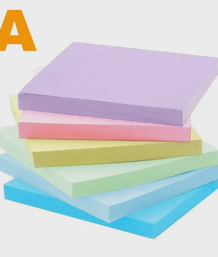 Kleurrijke Sticky Notes Set - Kawaii Notitieblokjes voor Kantoor & School