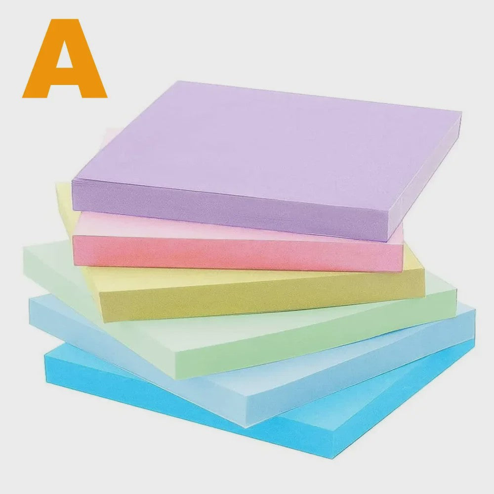 Kleurrijke Sticky Notes Set - Kawaii Notitieblokjes voor Kantoor & School