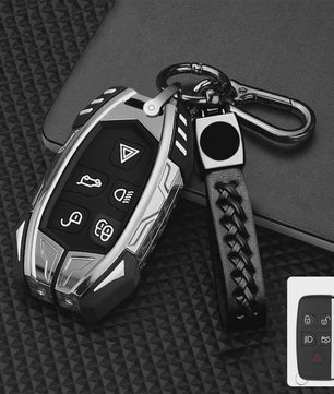 Luxe Autosleutel Cover Hoesje voor Land Rover & Jaguar - Beschermend & Stijlvol