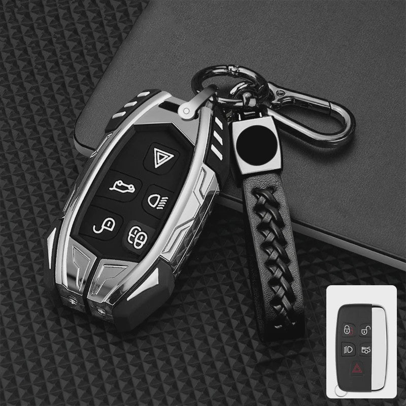 Luxe Autosleutel Cover Hoesje voor Land Rover & Jaguar - Beschermend & Stijlvol