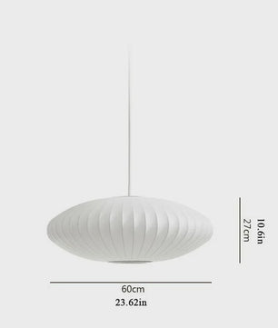 Wabi-Sabi Plafondlamp Zijde - Moderne Hanglamp voor Woonkamer & Restaurant