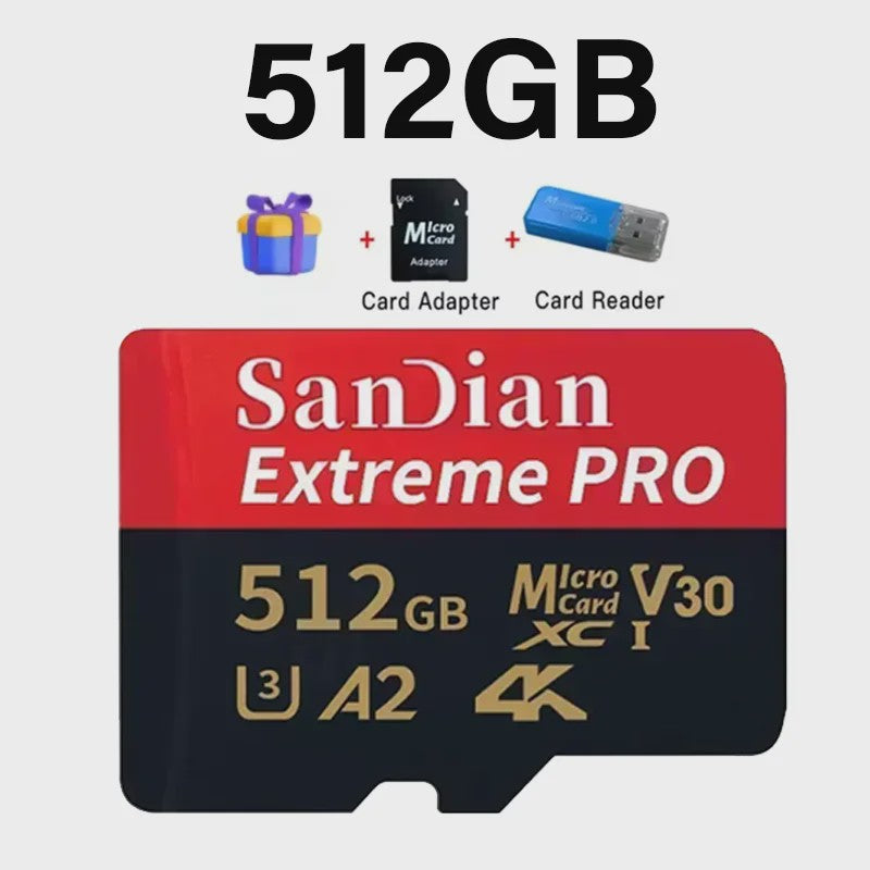 Snelle 128GB Micro SDXC Kaart - Opslag voor Camera, PC, Mac & Meer