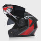 BLD Modulaire Flip-Up Motorhelm met Dubbele Lens - Veiligheid & Comfort voor Motocross