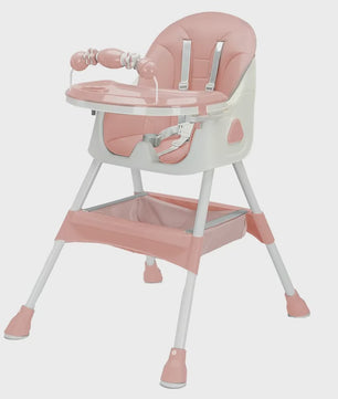 Opvouwbare Baby Kinderstoel (6+ Maanden) - Makkelijk Schoon, Antislip & Met Speelgoedrek - Model E500
