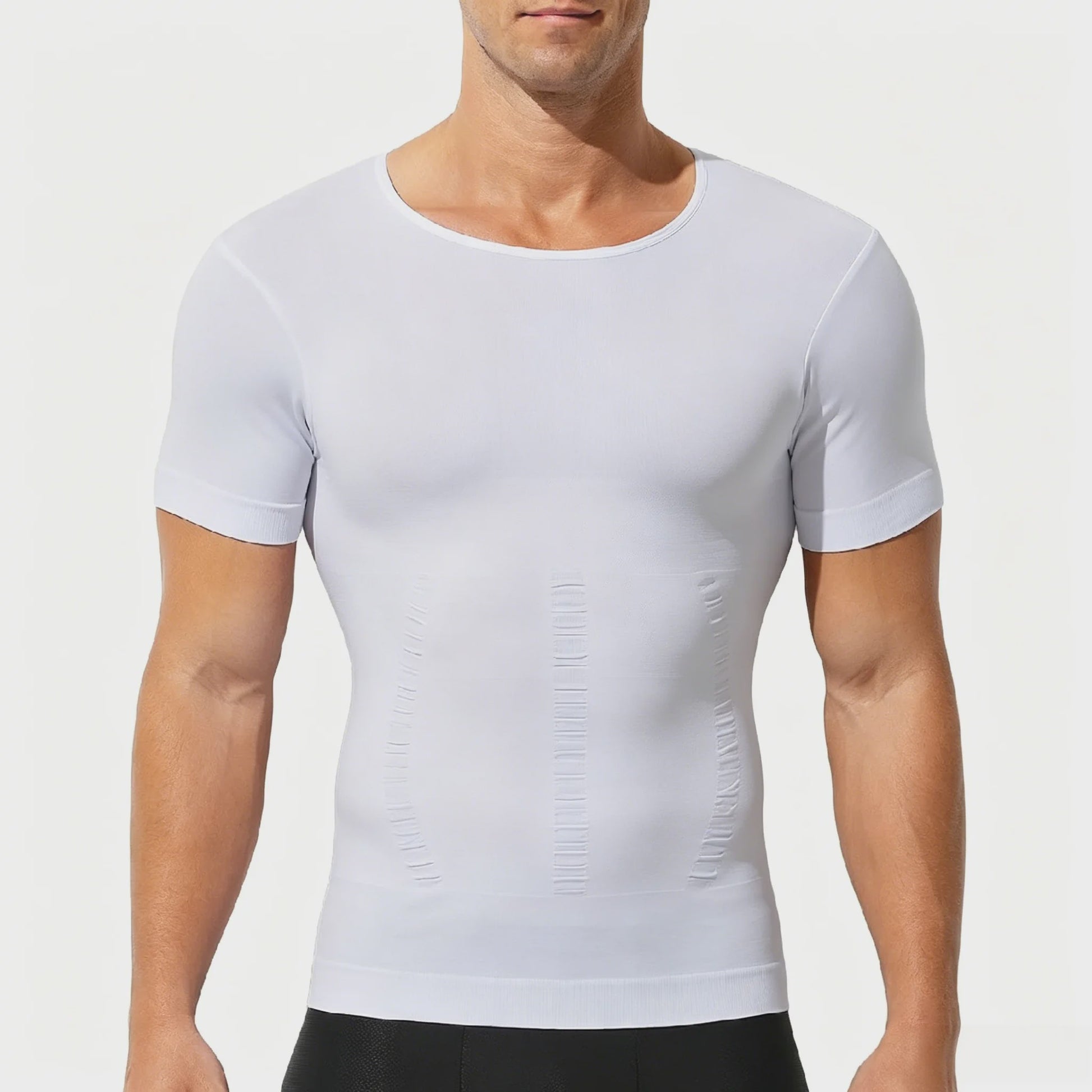 Herenshirt met Compressie en Buikcorrectie - Naadloos Slimming Tanktop voor Fitness en Dagelijks Gebruik