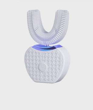 360° Draagbare Elektrische Tandenborstel - Siliconen U-Vorm Opzetstuk - Waterdicht & USB Oplaadbaar