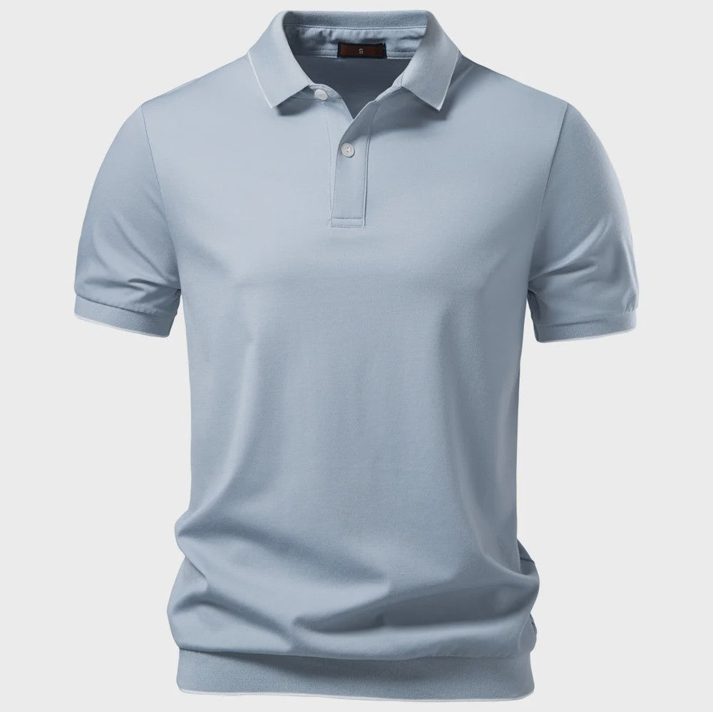 AIOPESON Heren Tencel Polo Shirt - Premium Kwaliteit & Ademend Comfort