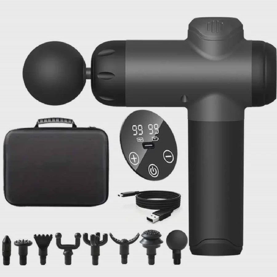 Krachtige Massage Gun: 99 Snelheden voor Diepe Weefselmassage & Spierherstel