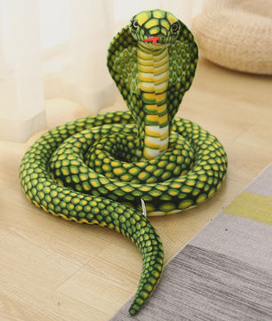 Pluche Cobra Slang Knuffel - Verkrijgbaar in 80, 170 & 240cm