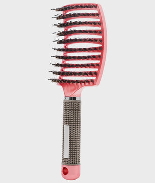 Ontwarrende Haarborstel met Natuurlijke Borstelharen & Nylon - Voor Nat & Droog Haar, Krullen & Styling