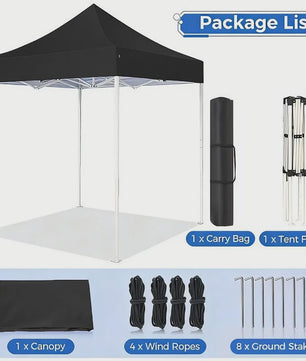 Pop-up Tuinkas 3x2m met Verstelbare Hoogte, UV- en Waterdicht