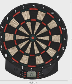 Elektronisch Dartbord met Automatische Score - 26 Spellen, 8 Spelers, Inclusief 6 Darts