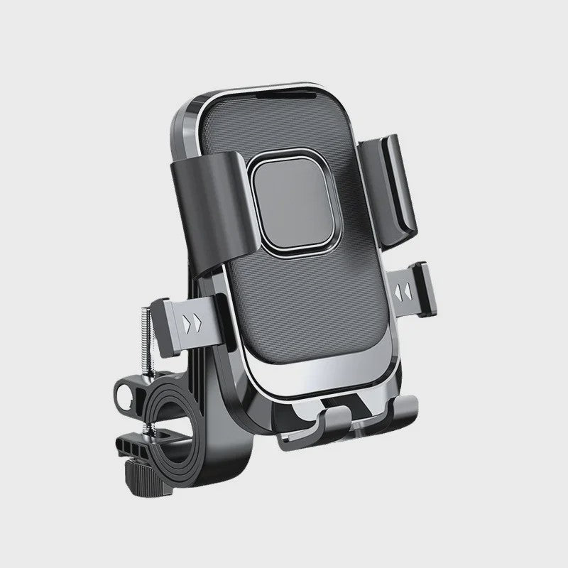 Universele Fiets & Motor Telefoonhouder - 360° Rotatie, Schokbestendig & Veilig