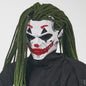 Cyberpunk Clown Masker met Vlechten - Cosplay & Halloween Prop