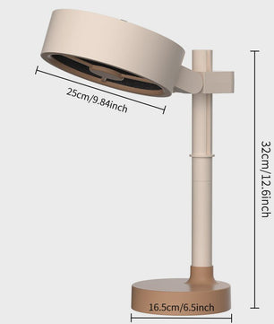 Draagbare Afzuigkap voor Bureau | Oplaadbaar met Luchtfilter voor Keuken, BBQ & Hot Pot
