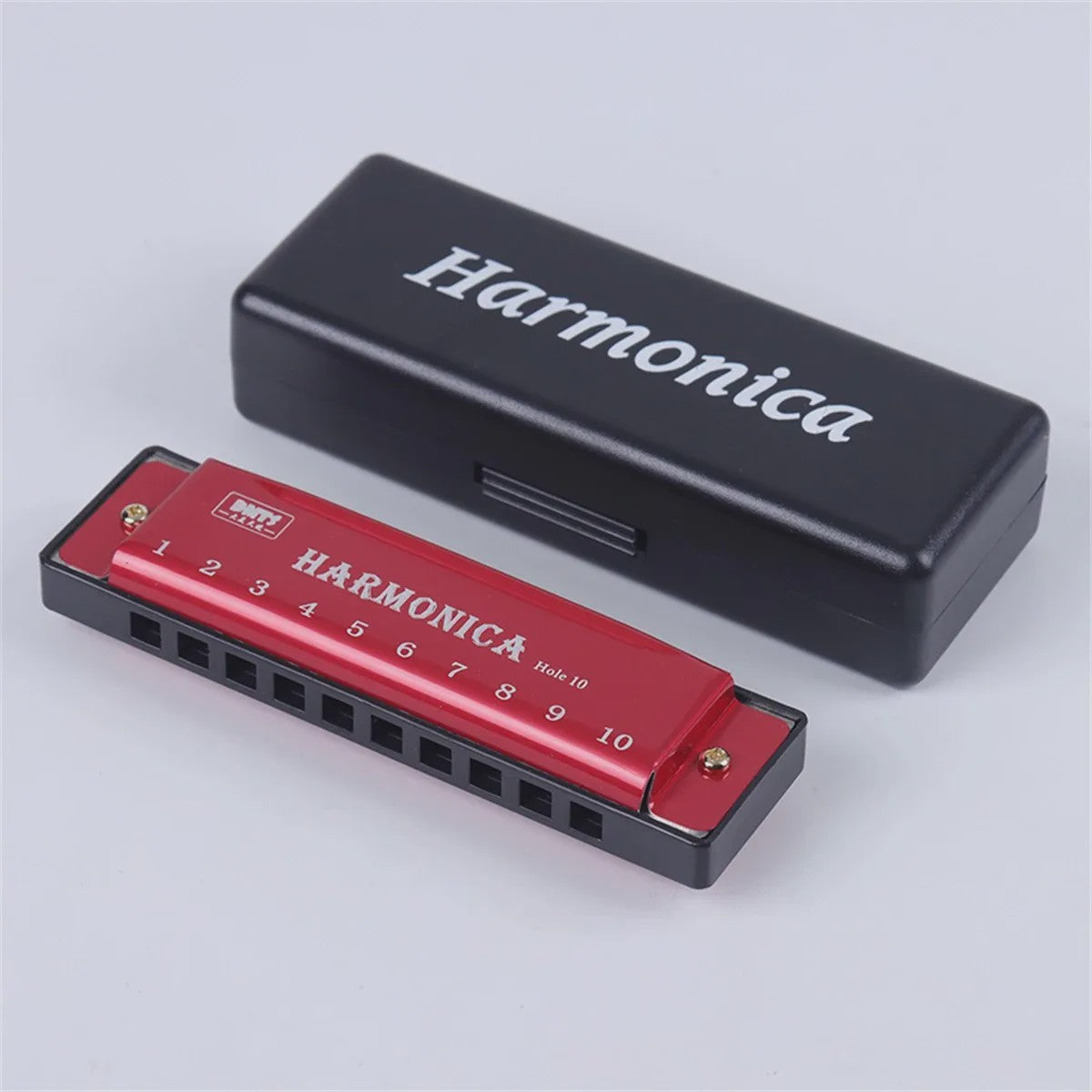 Diatonische C-Harmonica 10 Gaten - Ideaal voor Beginners, Studenten & Kinderen - Inclusief Beschermhoes