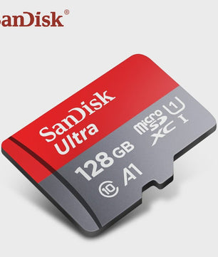 SanDisk Ultra Micro SD Kaart 32GB, 64GB, 128GB - Class 10, UHS-I, A1 Snelheid