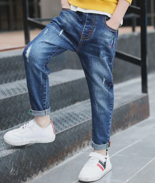 Stoere Slim Fit Jeans voor Jongens | Lente & Herfst | Casual & Trendy | Kindercadeau
