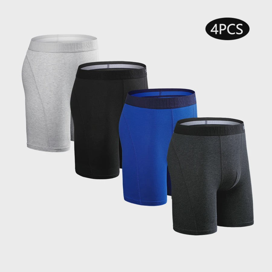 Lange Boxershorts voor Heren - Comfortabel Katoen & Plus Size Pasvorm