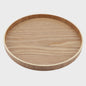Houten Serveerschaal Rond - Stijlvol voor Thee, Fruit, Snacks & Decoratie