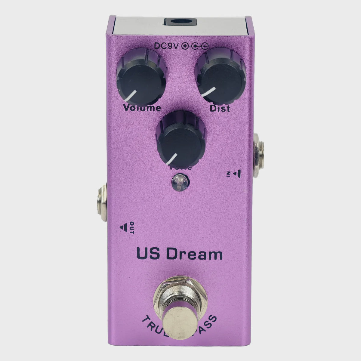 Veelzijdige Gitaarpedaal: Overdrive, Distortion, Chorus, Delay, Tremolo & Analog Delay met True Bypass