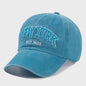 New York Baseball Cap - Washed Katoen Snapback voor Heren & Dames