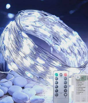 Waterdichte Batterij Sfeerverlichting met Afstandsbediening - 8 Modi voor Kerst, Feest & Decoratie