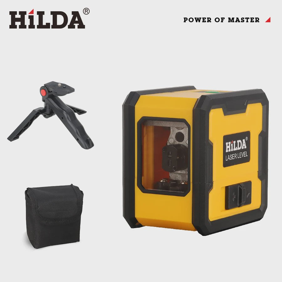 HILDA Laser Waterpas 2 Lijnen Groen Zelfnivellerend Draagbaar met Magneet