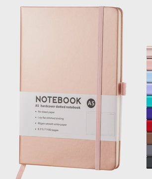 Hardcover A5/A6 Notitieboek met Elastische Band - PU Leer Dagboek