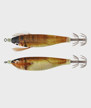 2x Luminous Squid Jigs - Kunst aas voor vis, 10cm, 9g, Kunst Octopus/Garnalen/Inktvis, Hard Bait