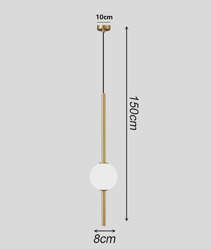 Moderne LED Hanglamp voor Slaapkamer en Nachtkastje - Stijlvolle Binnenverlichting