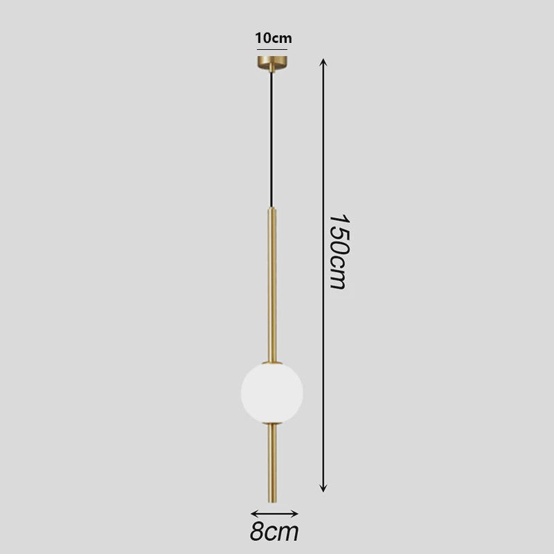 Moderne LED Hanglamp voor Slaapkamer en Nachtkastje - Stijlvolle Binnenverlichting