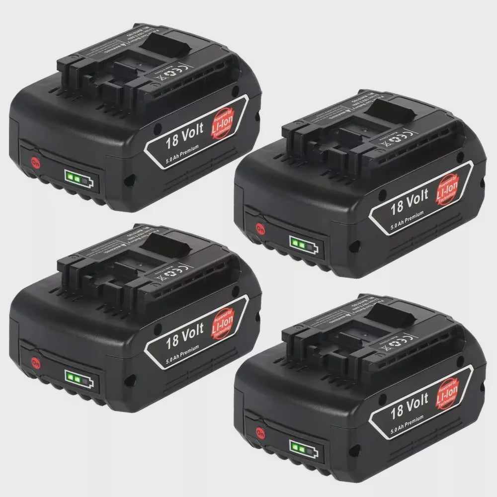 Bosch 18V 8.0Ah Li-ion Accu - Krachtige Vervanging voor GBA, GSR, GSB Power Tools